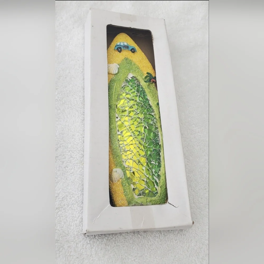 Decorative Surfboard Wall Art with Mosaic Design - Picture 5 of 5